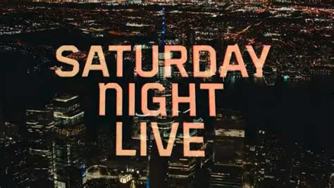 snl opening credits|snl live opening sat night.